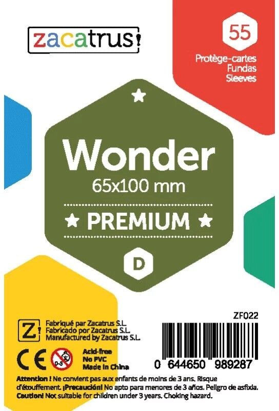 Protège-cartes Wonder Premium 65x100mm - Zacatrus