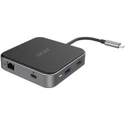 Acer 7-in-1 USB 4 Dongle (USB-C, 7 Ports), Dockingstation + USB Hub, Schwarz