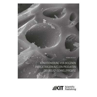 Konditionierung von biogenen Energieträgern aus den Produkten der bioliq®-Schnellpyrolyse, Taschenbuch von Thomas Nicoleit, KIT Scientific Publishing,