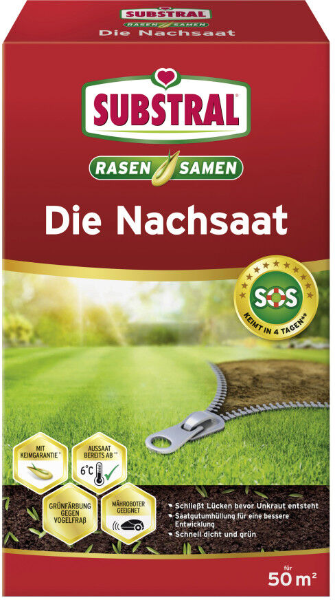 Substral Rasensamen Die Nachsaat 1 kg für 50 m²