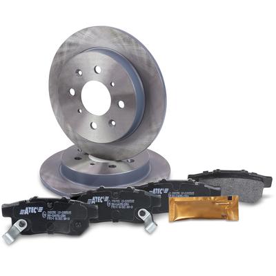 Bestprice Bremsscheiben + Bremsbeläge Hinterachse [Hersteller-Nr. 40398241] für Honda