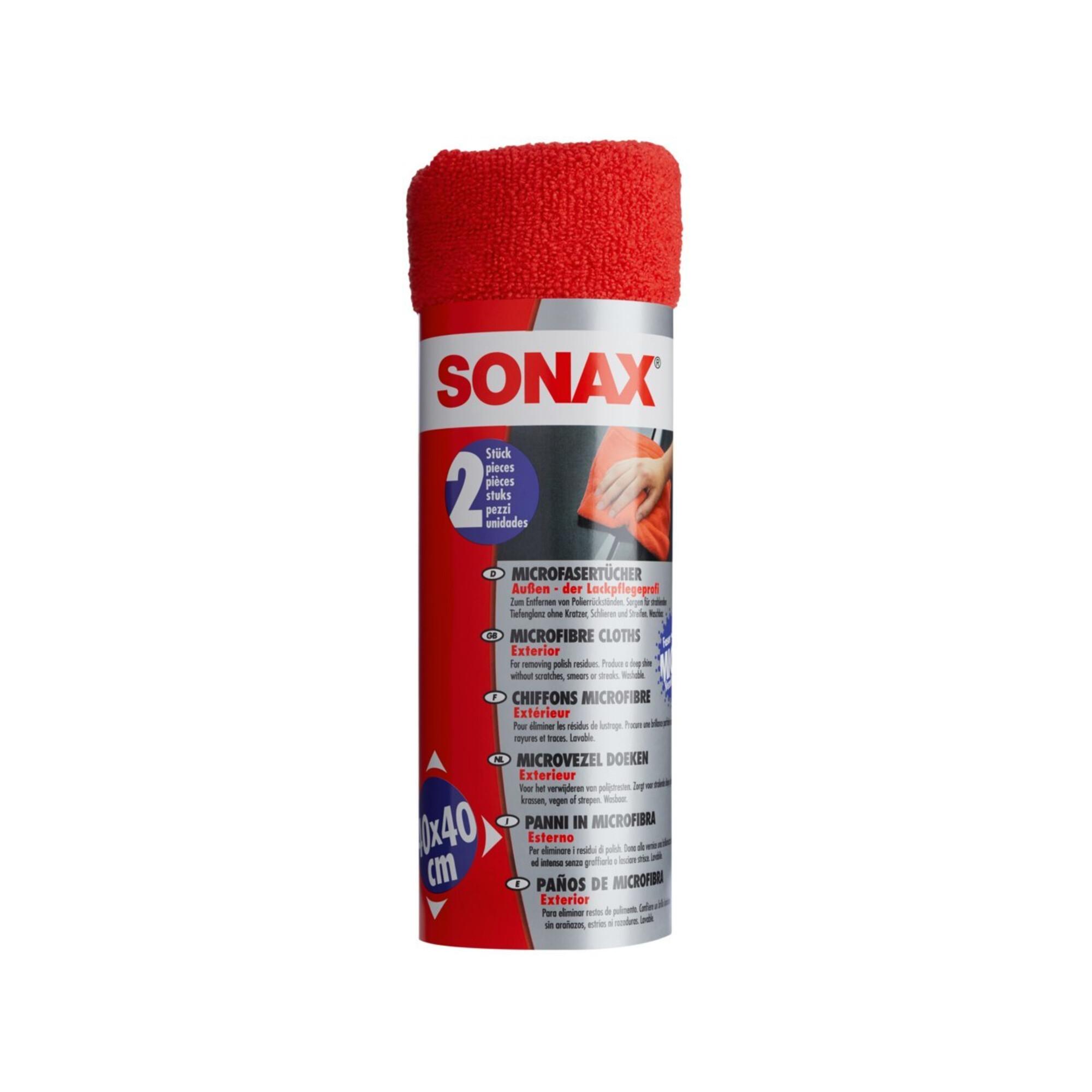 SONAX MicrofaserTuch Außen 2 Stück (0416241)