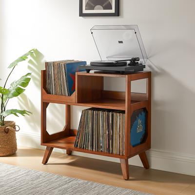 Crosley Furniture Crosley Asheville Medium Record Player Stand With Vinyl Storage