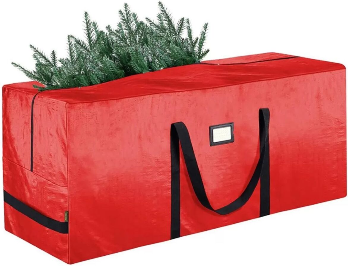 INF Weihnachtsbaum-Aufbewahrungstasche - PE-Material, verschiedene Farben, staubfreie Aufbewahrung Rot Medium
