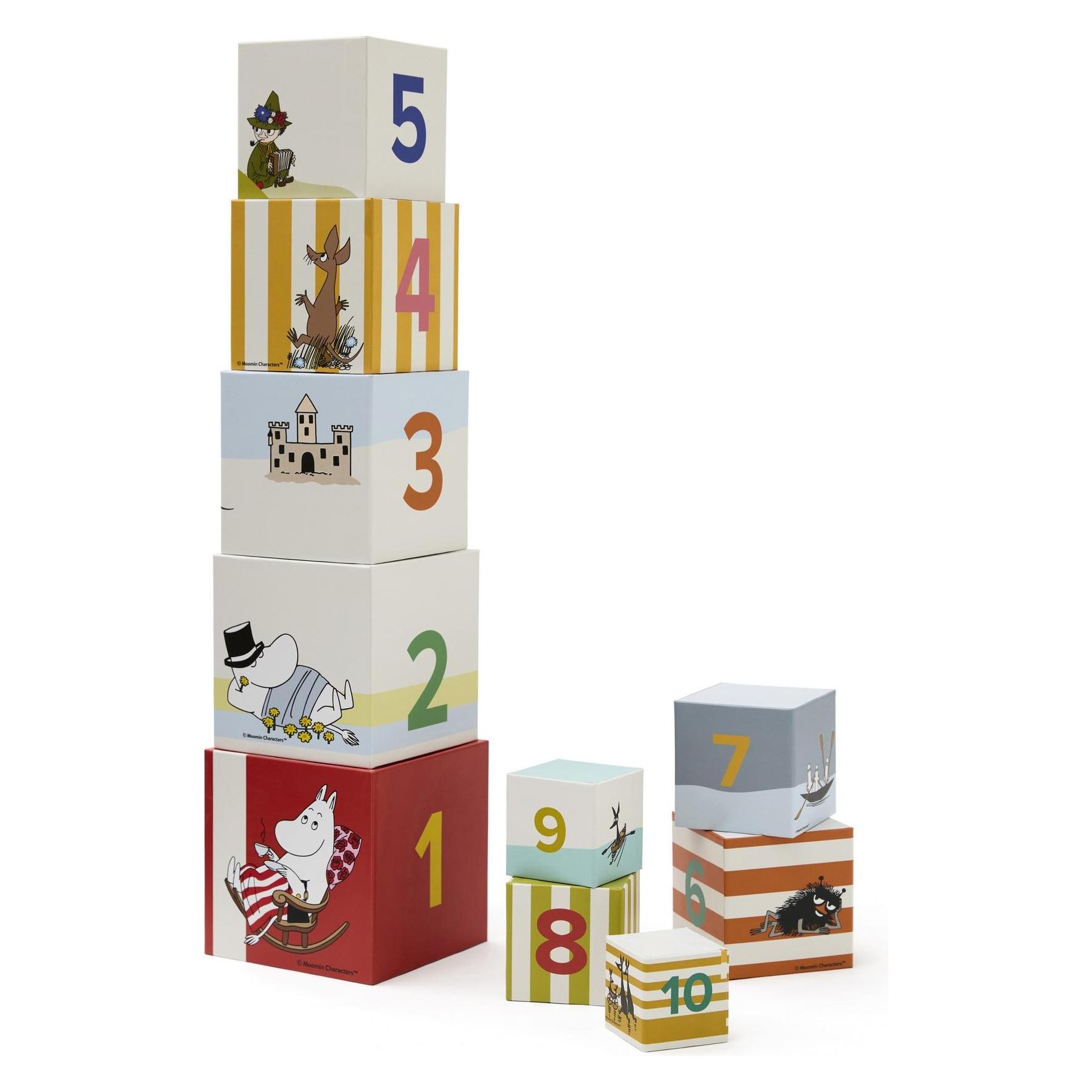 Kids Concept - Stacking cubes MOOMIN (1001075) (1001075)