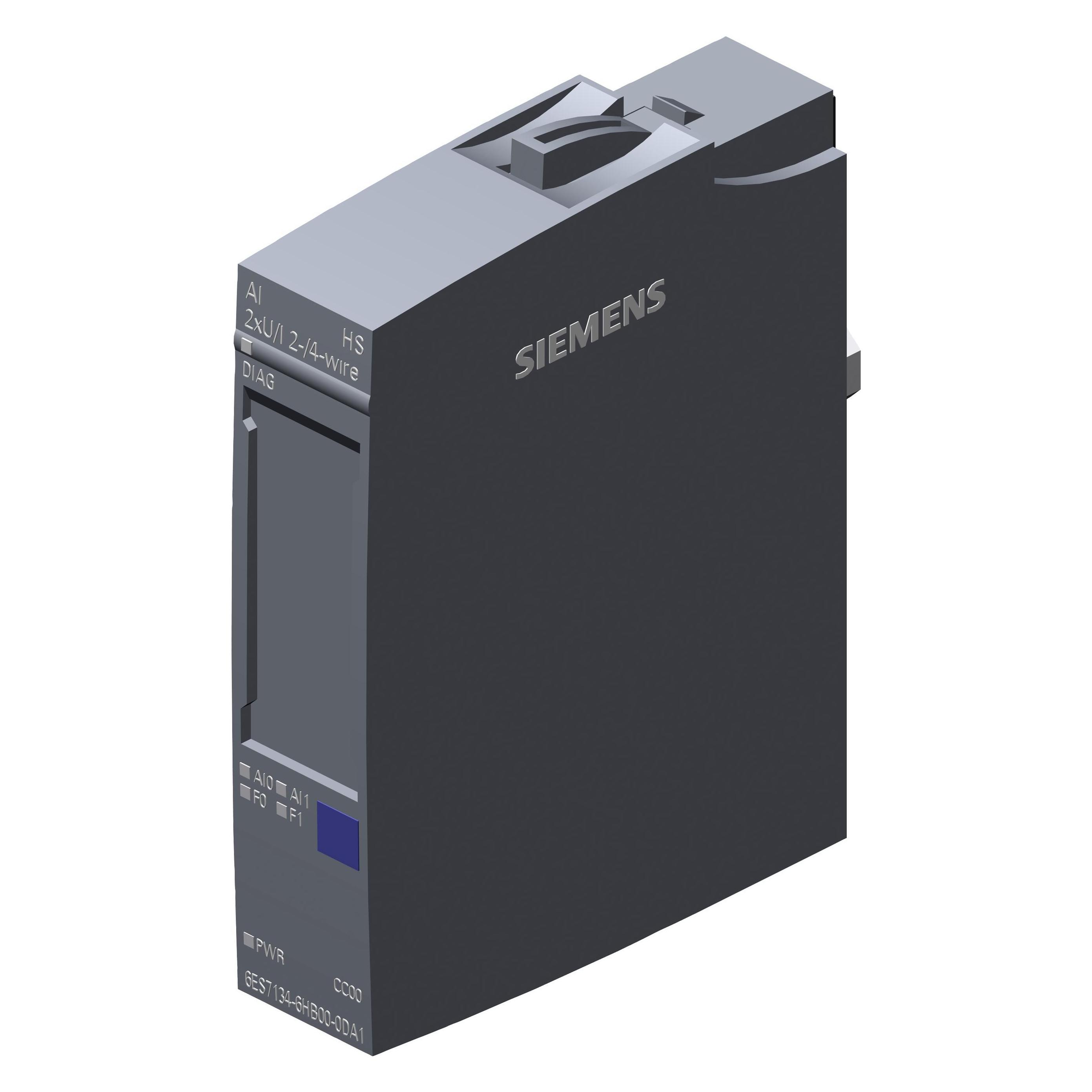 Siemens ET200SP Peripheriemodul, 2 AI (-10/0...+10 V/-5/1...+5 V/0/4...20 mA) (6ES7134-6HB00-0DA1)