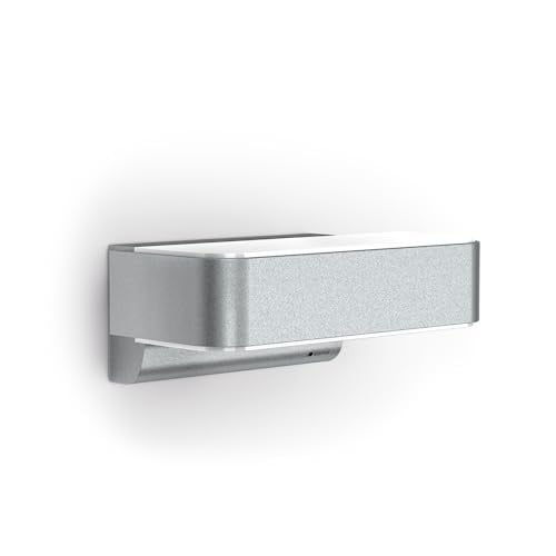 Steinel LED buitenwandlamp L 810 SC zilver, Up/Downlight met bewegingsmelder en timer