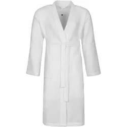 Vossen Unisex-Bademantel Wellington-L weiß L