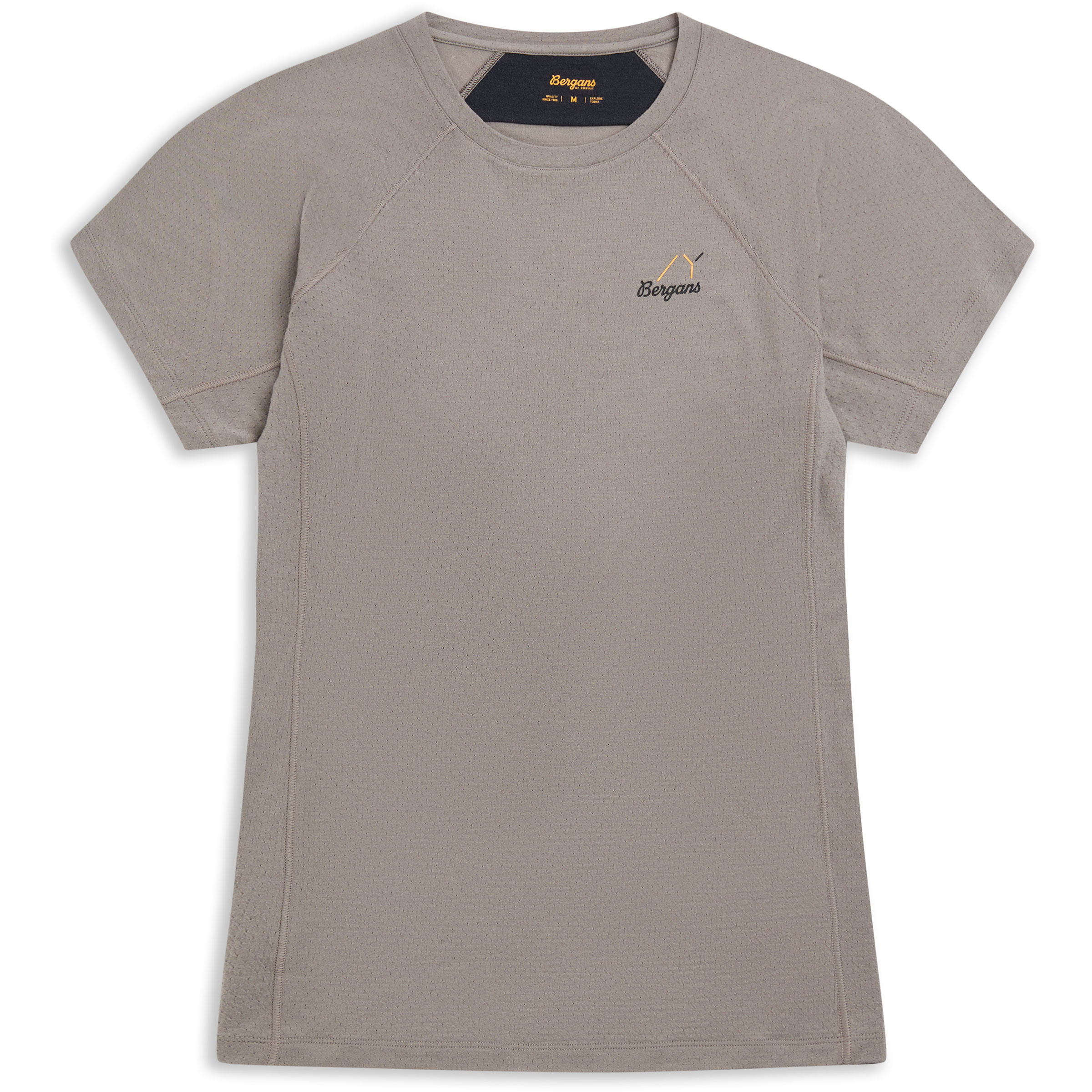 Bergans Y LightLine Merino Herren T-Shirts braun Größe S Trekking Hautfreundlich Merinowolle