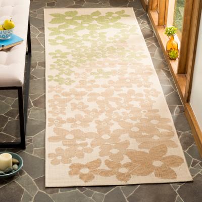 Martha Stewart by SAFAVIEH Field Flowers Indoor/ Outdoor Waterproof Rug