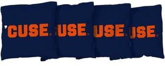 Skip's Garage Syracuse Navy Cornhole Bags