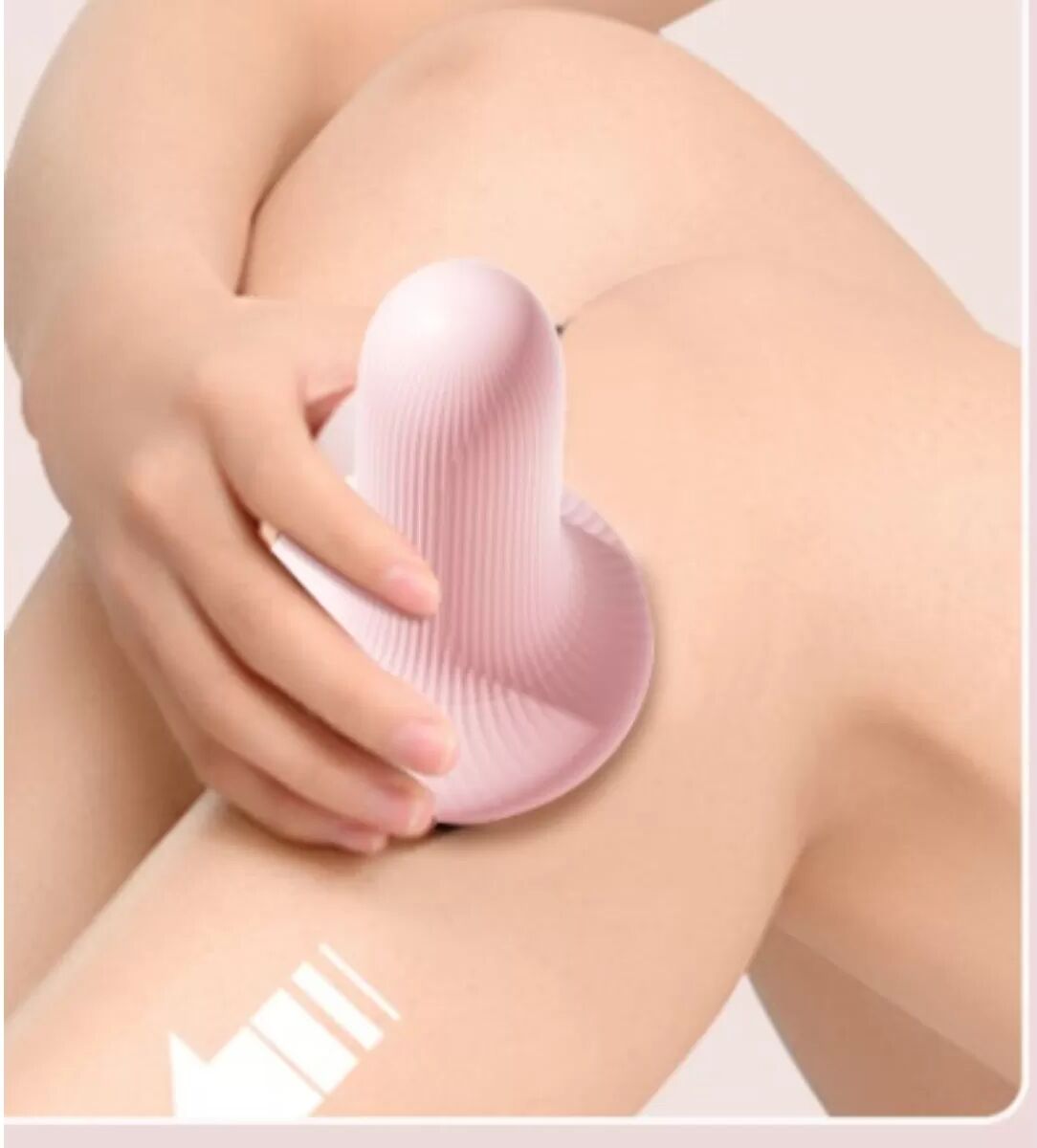 INF Rouleau de Massage Portable à Perles Magnétiques - Massage 360 degrés pour Détente Musculaire, Réduction des Gonflements et Rose