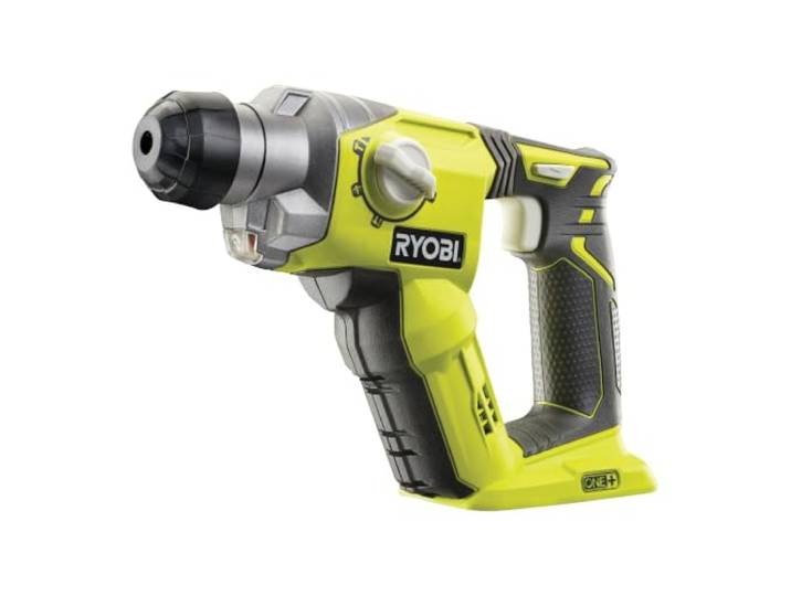 RYOBI - Perforateur SDS+ Sans Fil 18V ONE+ R18SDS-0 – 4 Modes\, Mandrin SDS+\, Perçage Béton\, Brique\, Mode Burineur – Batterie Non Incluse