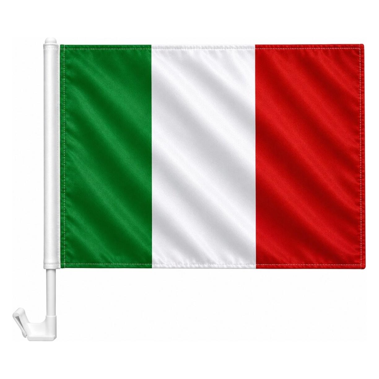 trends4cents Autoflagge Italien 30 x 40 cm Auto Flagge Fahne Autofahne Fensterflagge Fanfahne (30 x 40 cm) (32205160)