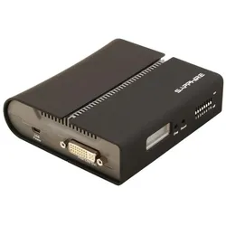 Sapphire VID-2X DVI en dual DVI FULL (DVI, 3.20 cm), Data + Video Adapter, Schwarz