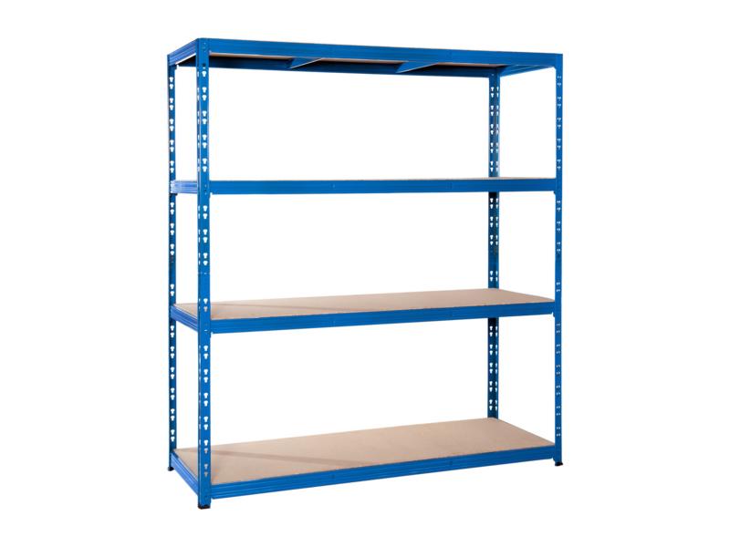 PROFIBAUTECH Weitspannregal 350 kg Tragkr. 4 Böden Span 1800x1600x600 mm 09149363
