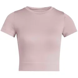 adidas Workout Essentials Knit Baby Tee Trainingsshirt Damen JZ0130 - preloved fig M