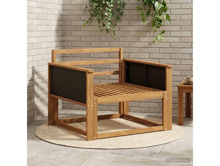 vidaXL Outdoor Mittelsofa Natur