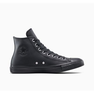 Sneaker CONVERSE "CHUCK TAYLOR ALL STAR", Herren, Gr. 37,5, schwarz, schwarz, schwarz, Leder, Schuhe Sneaker, wasserabweisend