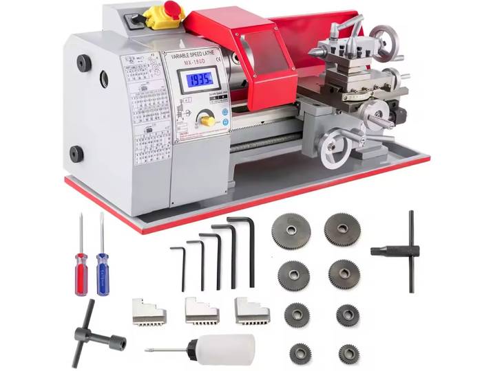 VEVOR Pro Leg Stretcher 220LBS Machine d'étirement des jambes, Mini tour à métaux, Mini tour à métaux CNC, 600W Vitesse variable, Pièces MX-180D