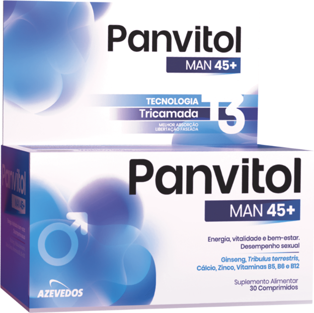 Azevedos Panvitol Man 45+ 30 comprimidos
