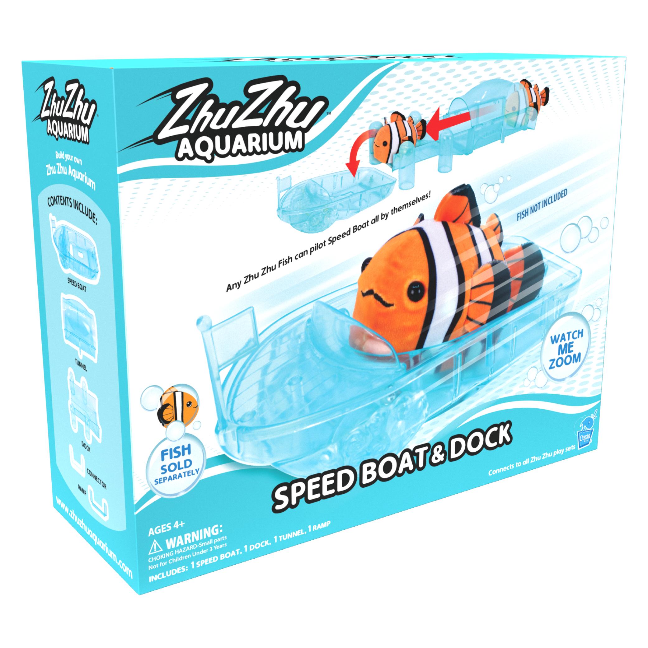 Zhu Zhu Pets Zhu Zhu Aquarium Speedbåd & Dok (Z1002)