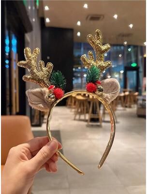 Uplifted Goods Festive Sequin Holiday Headband Festive Sequin Holiday Headband
