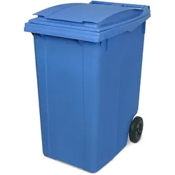BRB 360 Liter DIN Mülltonne, HxBxT 1090x620x860 mm, Gewicht 17,1 kg, blau