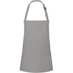 Karlowsky, Kochschürze, Kurze Latzschürze Basic mit Schnalle und Tasche (One Size)