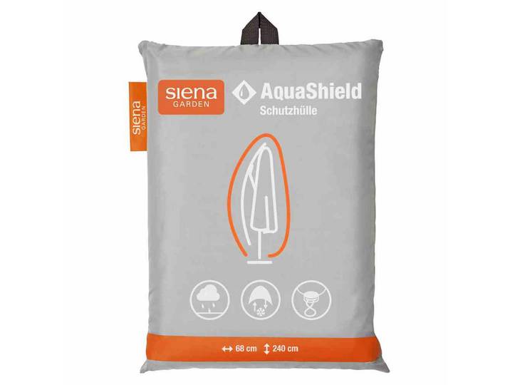 Siena Garden Schirmhülle, Hellgrau, 68x240x68 cm, witterungsbeständig, wasserdicht, Sonnenschutz, Sonnenschirmhüllen