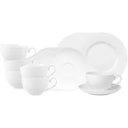 CAPPUCCHINO-SET Royal weiß 18-tlg.