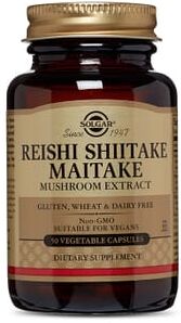 Solgar Reishi Shitake Maitake 50 Vcaps