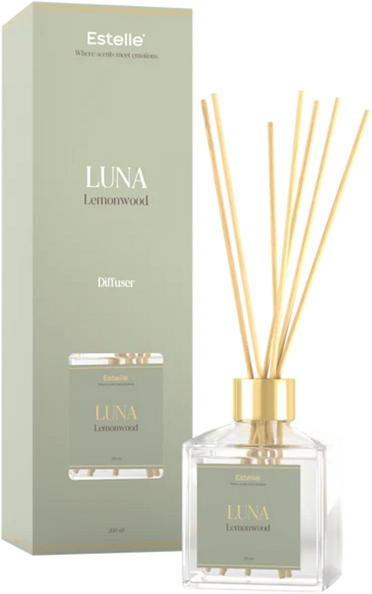 Estelle Luna Lemonwood Reed Diffuser