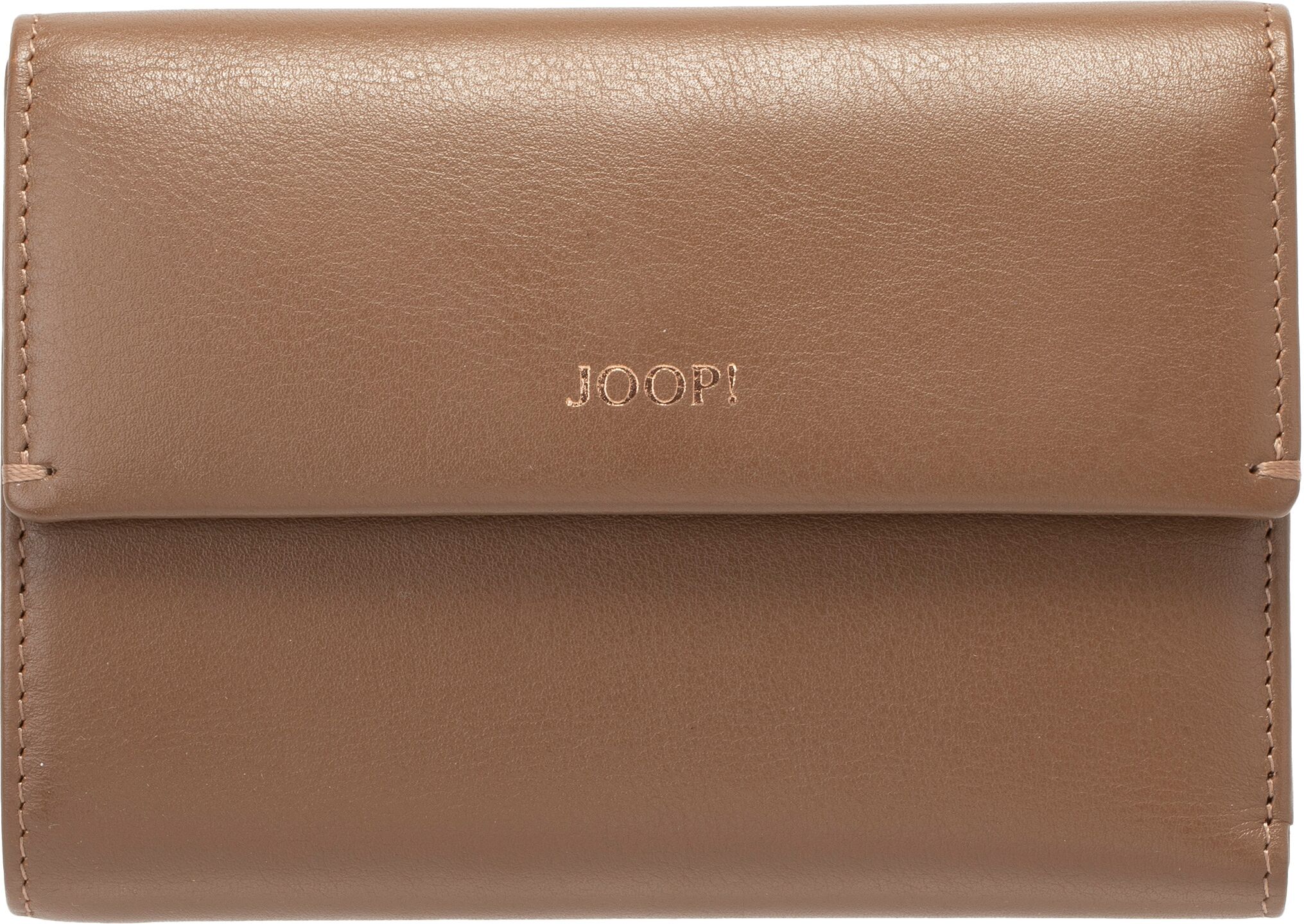 Joop! Geldbörse JOOP "sofisticato 1.0 cosma purse mh10f", Damen, beige (coffee lique), Rindsleder, unifarben, Basic, Kleinlederwaren Geldbörse, Damen Geldbörse mit Druckknopf coffee lique Einheitsgröße