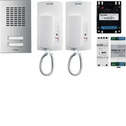Elcom 1000929 AZA-2EM AudioSet 2TLN AP 1+n Edelst.ESTA