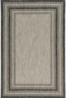 Porch & Den Costelloe Textured Border Area Rug
