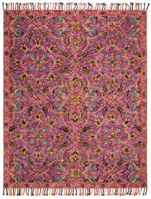 SAFAVIEH Handmade Blossom Penelope Modern Floral Wool Rug