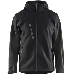 Softshelljacke "4753" - XL - schwarz/dunkelgrau