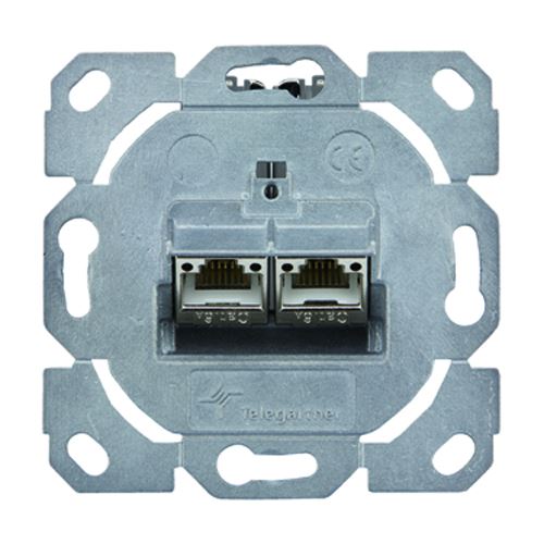 Telegärtner Modulaufnahme AMJ-SL 2-fach UP/0 flex T568A