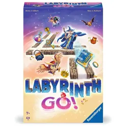 Ravensburger Spiel - Familienspiel - Labyrinth Go! - Gesellschaftsspiel für 1 - 4 Personen, Brettspiel ab 7 Jahren