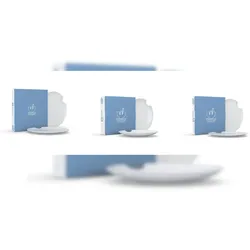 DKG utils Fiftyeight > Teller-Set Weiß Teller-Set 6-Tlg. + Tischsets > - 1 Set - Produkt-Bundle Kombi-Set