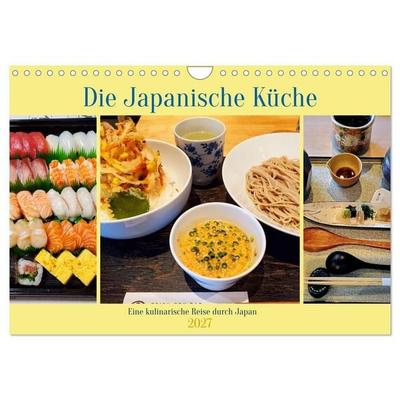 Die Japanische Küche - Eine kulinarische Reise durch Japan (Wandkalender 2027 DIN A4 quer), CALVENDO Monatskalender