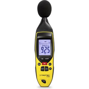 Trotec Schallpegelmessgerät 3510005020, SL400, Klasse 2, 30 bis 130 Dezibel, USB, Datenlogger