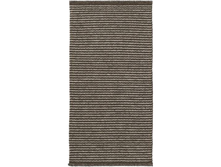 HORREDSMATTAN Teppich Vera dunkelbraun Streifen Mischgewebe 70 x 400 cm - Teppich