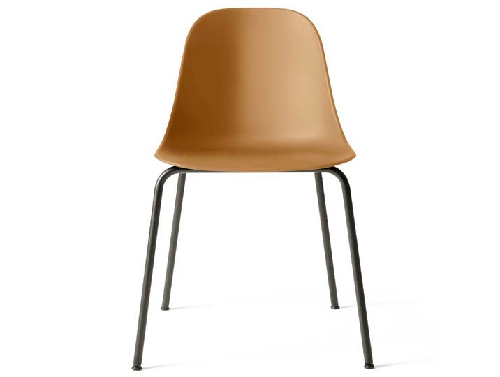 Audo Copenhagen Chaise Harbour pieds noirs Khaki