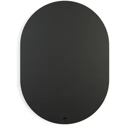 Metallbude Magnettafel Tavo Stahl Schwarz