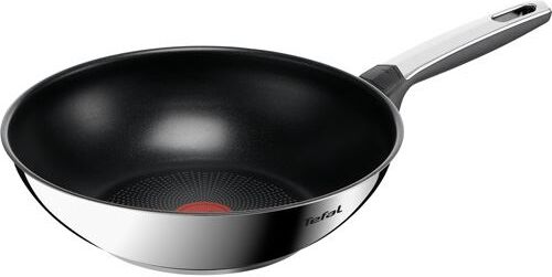 Tefal Frigideira  E3271944 Wok Emotion+ 28 cm - Aço inoxidável