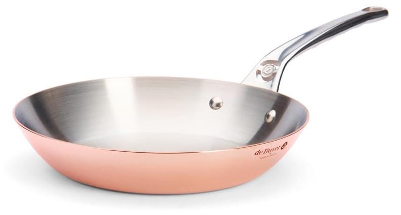 Kupferpfanne INOCUIVRE 20 cm, 90 % Kupfer, 2 mm