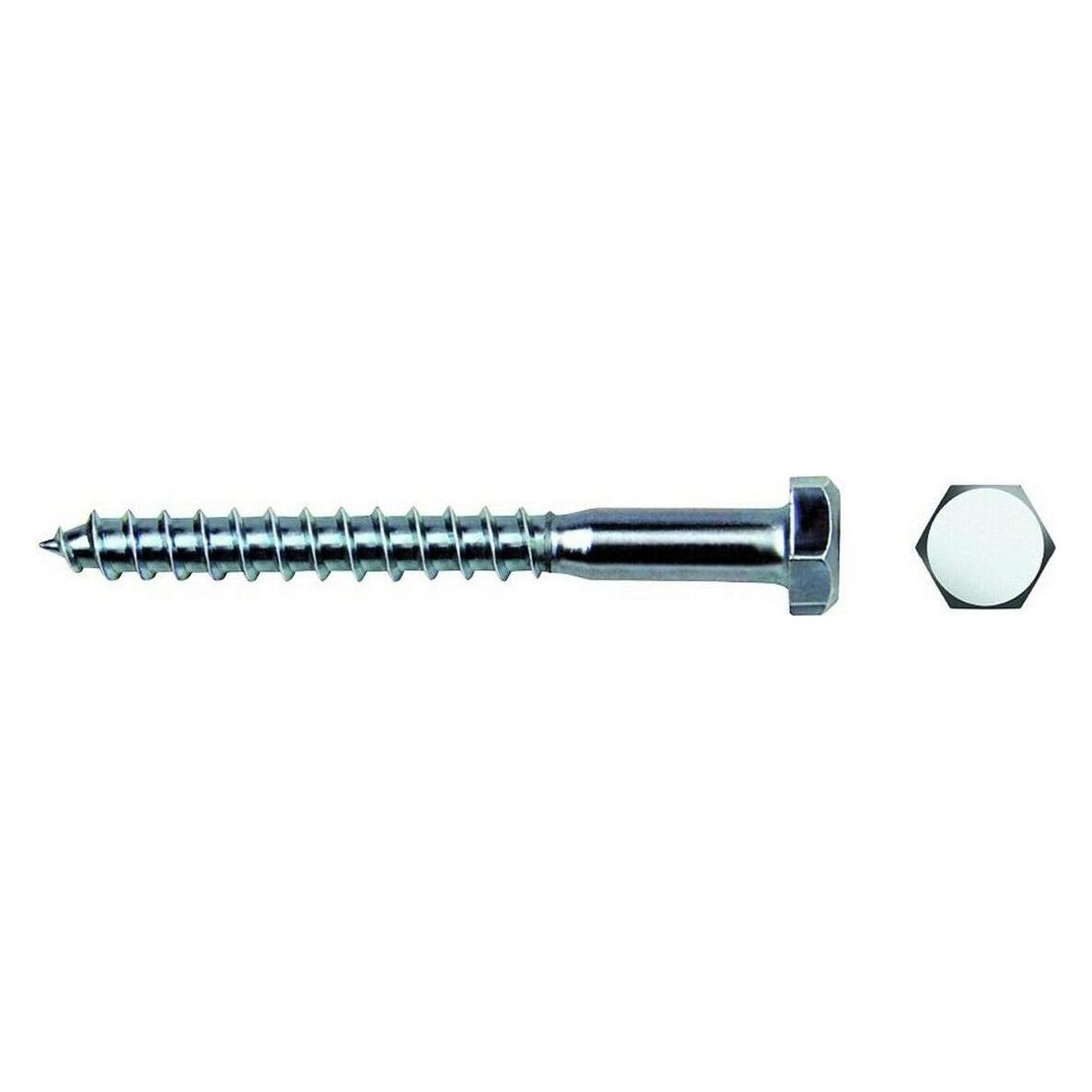 [n]fibrecare Schraube CELO 100 Stück Verzinkt (6 x 50 mm) (100 Schrauben pro Stück) (45638181)