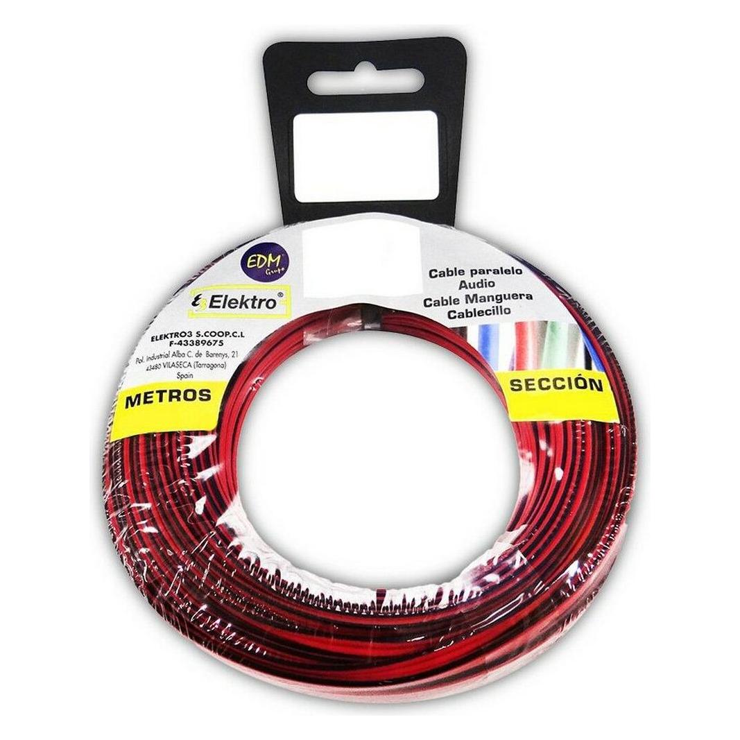 EDM Product Audiokabel 28039 Schwarz Rot Rot/Schwarz 2 X 0,75 Mm 5 M (5 m) (45261445)